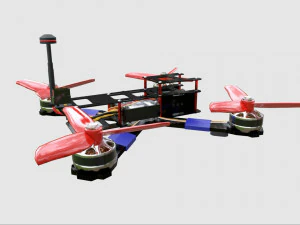 Drone Quadcopter 3D Model