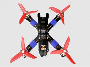 Drone Quadcopter 3D Model