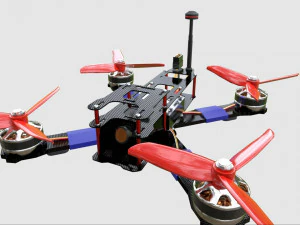 Drone Quadcopter 3D Model