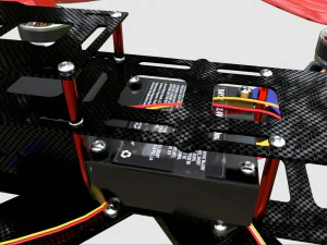 Drone Quadcopter 3D Model