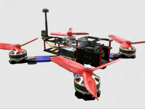 Drone Quadcopter 3D Model