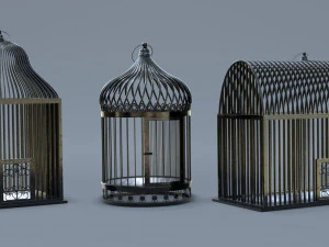 Bird cage Collection 3D Model