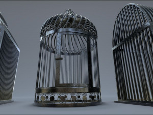 Bird cage Collection Model 3D