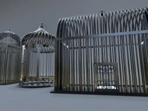 Bird cage Collection 3D Model