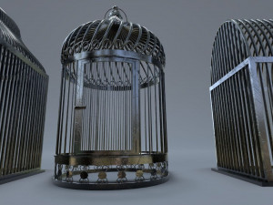 Bird cage Collection Model 3D