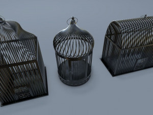 Bird cage Collection Model 3D