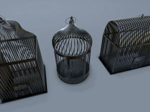 Bird cage Collection 3D Model