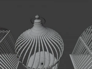 Bird cage Collection 3D Model