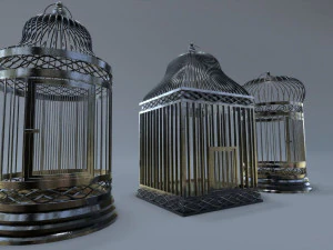 Bird cage Collection 3D Model