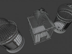 Bird cage Collection 3Dモデル