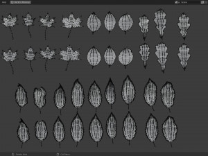 Fall Autumn Leaf Pack 3D Model
