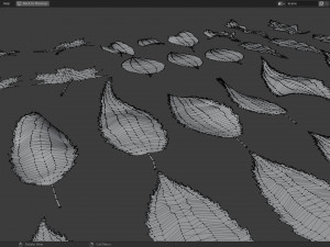 Fall Autumn Leaf Pack 3D Model