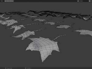 Fall Autumn Leaf Pack 3D Model