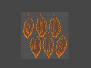Fall Autumn Leaf Pack 3D Model