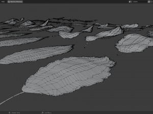 Fall Autumn Leaf Pack 3D Model