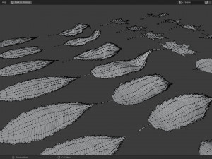 Fall Autumn Leaf Pack 3D Model