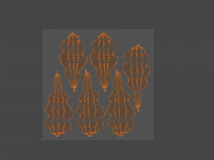 Fall Autumn Leaf Pack 3D Model