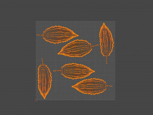 Fall Autumn Leaf Pack 3D Model