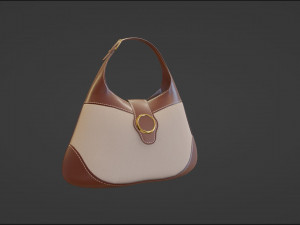 Woman Fashion Hand Bag 3D Model