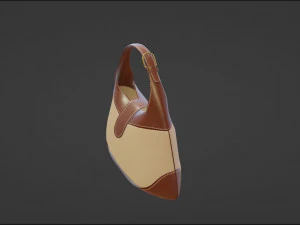 Woman Fashion Hand Bag 3D Model