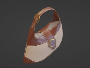 Woman Fashion Hand Bag 3D Model