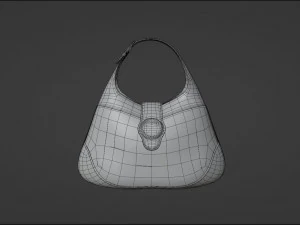Woman Fashion Hand Bag 3D Model