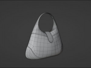 Woman Fashion Hand Bag 3D Model
