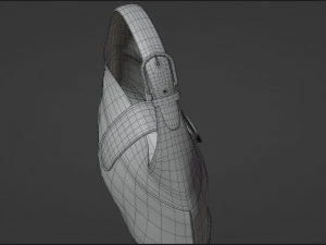 Woman Fashion Hand Bag 3D Model
