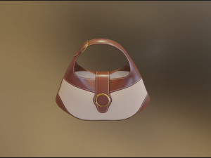 Woman Fashion Hand Bag 3D Model