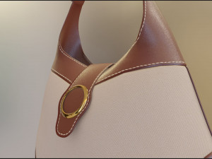 Woman Fashion Hand Bag 3D Model