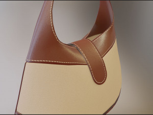 Woman Fashion Hand Bag 3D Model