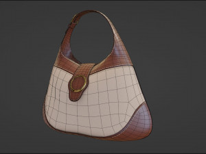 Woman Fashion Hand Bag 3D Model