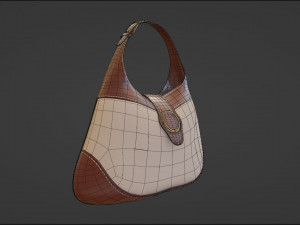 Woman Fashion Hand Bag 3D Model