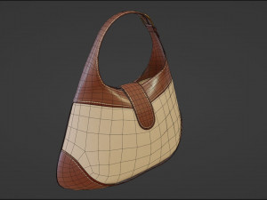 Woman Fashion Hand Bag 3D Model
