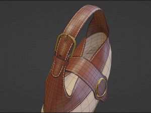 Woman Fashion Hand Bag 3D Model