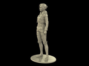Annie Leonhardt figurine for 3D printing 3D Model