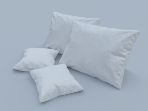 pillow pack low poly pbr high details 3D Model