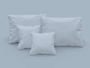 pillow pack low poly pbr high details Modelo 3D