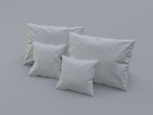 pillow pack low poly pbr high details Modelo 3D