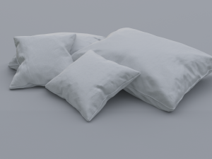 pillow pack low poly pbr high details Modelo 3D