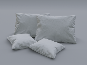 pillow pack low poly pbr high details Modelo 3D