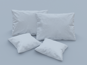 pillow pack low poly pbr high details Modelo 3D