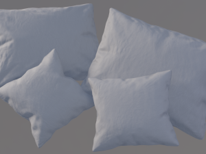 pillow pack low poly pbr high details Modelo 3D