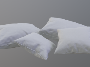 pillow pack low poly pbr high details Modelo 3D