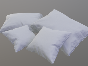 pillow pack low poly pbr high details Modelo 3D