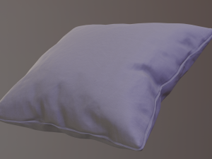 pillow pack low poly pbr high details Modelo 3D
