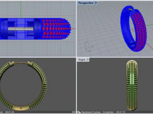 귀걸이 1 3D 프린트 모델