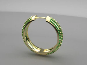 귀걸이 1 3D 프린트 모델