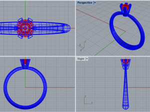 solitaire ring 1 3D Print Model