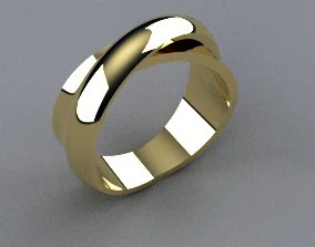 cross ring 1 3D Print Model .c4d .max .obj .3ds .fbx .stl .blend 